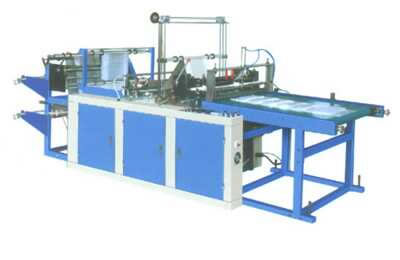 SHXJ 900 Пакетоделательная машина для запечатывания и резки пакета с фотоэлектрическим управлением и ленточным конвейером